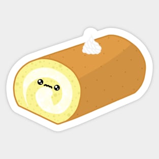 Vanilla Cake Roll Sticker